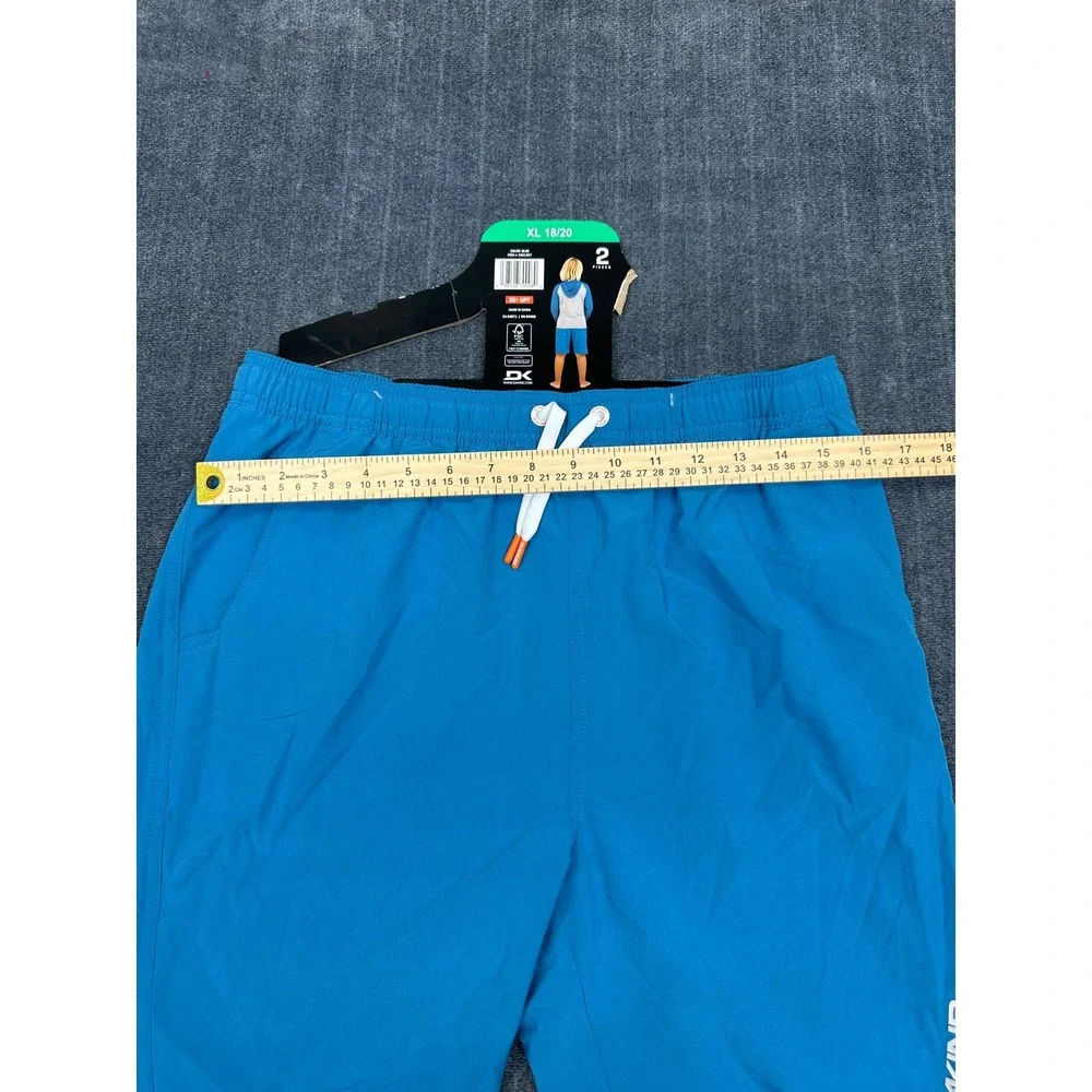 Dakine Kids Blue Swim Trunks XL 18/20‎ Quick Dry 30+ UPF Stretch Board Shorts